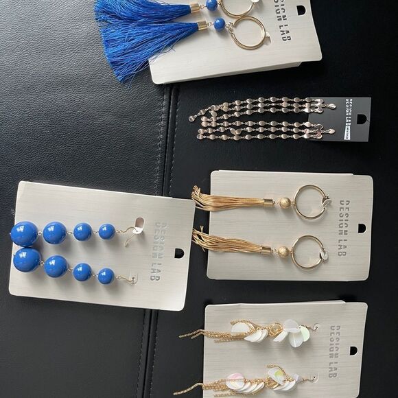 NEW. Bundle of Design Lab Earrings. $105 worth - Picture 2 of 3